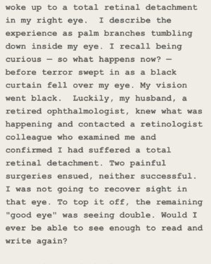 Sandra Cisneros Instagram - Love this piece from @writerjalvarez via @literaryhub in which she talks about losing her sight but not her vision ❤️ Gracias, Julia, for your words!