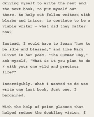 Sandra Cisneros Instagram - Love this piece from @writerjalvarez via @literaryhub in which she talks about losing her sight but not her vision ❤️ Gracias, Julia, for your words!