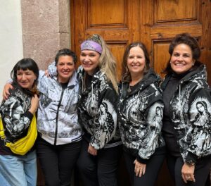 Sandra Cisneros Instagram - Girl gang. Me, restauranteur Cristina Gamez, filmmaker Soco Aguilar, writer Ruth Behar, and activist Blanca Uzeta O’Leary.
