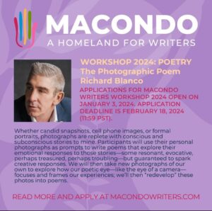 Sandra Cisneros Instagram - Applications for the 2024 Macondo Writers Workshop close this Sunday, February 18. Make sure you get yours in! Scroll through to see the workshop descriptions and visit the link in my bio to apply ✨
