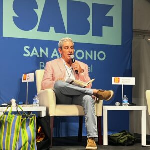 Sandra Cisneros Instagram - A fabulous time at the @sabookfest talking about the taboo with @officialpaulalexander, @jan.beatty.1, and @poetrichardblanco. Thank you to our moderator @thepoetjohnespinoza, everyone who joined, and the workers & volunteers of the book festival! ✨✨