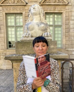 Sandra Cisneros Instagram - Everyman Edition of House on Mango Street at the Hotel de Sully in Paris