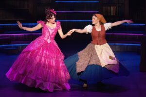 Sandra Mae Frank Instagram - Happy Closing to my #CinderFam!

It’s been quite a carriage ride of adventure, excitement, and romance with the brilliantly talented cast and crew of Cinderella! 

Whenever you think something is impossible, just think “Cinderella” (ASL - wand-magic), and believe in yourself. 

#Cinderella #CinderGiving #Musical #ItsNotTheEnd😉 

*Major shoutout to the lovely Emily Catalfamo for stepping in as #Ella during the closing week of Cinderella! 💙 

📷 @suzannecordeiro 

[image description, see Alt Text in each post]