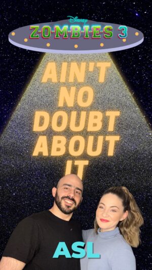 Sandra Mae Frank Instagram - It’s a special holiday to spend some love in your way! Know someone who likes Disney or maybe a cheesy cute song to spread love? Special guest (@sandramaefrank ) thank you so much for creating this with me! #deaf #queer #love #disney #disneyzombies3 #valentinesday #asl #signlanguage
