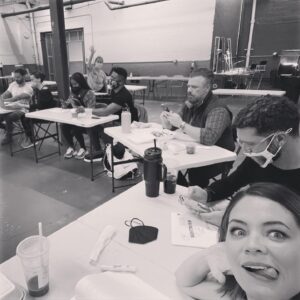Sandra Mae Frank Instagram - It's been an honor and privilege to play Dr. Wilder 💙👩🏻‍⚕️

This photo was taken on my very first day of work on set for #NewAmsterdam. At that time, I had no idea what was in store for Dr. Wilder and how long she would be around… then fast forward to a couple of months later being on a call with David Schulner and Peter Horton, offering me to join officially as a series regular for Season 5, my first ever. Of course, I knew it would be the final season, so why not go out with a bang and show the world once again more of Dr. Wilder and her strengths as well as her vulnerabilities. It’s been a wild ride, no pun intended.

Representation matters everywhere, and playing a role of an oncologist that happens to be deaf and uses ASL is rarely showcased in media. There ARE deaf and hard-of-hearing professionals in the medical field doing incredible things, proving that we’re capable of anything we set our mind to achieving.

Working for #NBC on New Amsterdam has been truly incredible… and I’ll always carry it with my heart. Working with everyone on set, actors and crew, has been fantastic and filled with fun, uplifting, and profound moments. Everyone in the show truly made me feel seen and welcomed me to the #DamFam with love, respect, and effort to learn sign language just enough to communicate with me. 

And to the fans that have been watching the show from day one and welcoming Dr. Wilder late in the show with two final seasons, thank you, and the message of the show will always be this… “How can I help?”

With love, #DrWilder 💙🤟🏻

P.S. I have SO MANY #BTS photos, will share once a while 😉

[image description]
The main photo is in black and white. Sandra Mae as Dr. Wilder facing forward with her back to the camera, sitting on a chair titled “New Amsterdam - Medical Center” along side with film equipment around. (remaining images description in comments below)