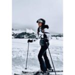 Sandra Nováková Instagram - No words needed🖤🤍 #nowordsneeded #beauty #magicplace #mountains #dolomites #alps #italy #sportalm #davidsportcz