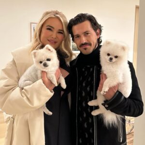 Sanela Diana Jenkins Instagram - My sweet mama my loving man and my adorable fur babies 💝
