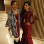 Sangeeta Krishnasamy Instagram - #throwback to when I met my sister from another mother ❤️ @vanidah_imran #aiffa . . Dressed by @thebahadur08