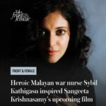 Sangeeta Krishnasamy Instagram - Actor and producer Sangeeta Krishnasamy hopes the upcoming biopic about war heroine Sybil Kathigasu’s bravery during the Japanese occupation of Malaya will inspire international audiences and garner an Oscar win. Link in bio for the full read. #FrontAndFemale #TatlerMalaysia