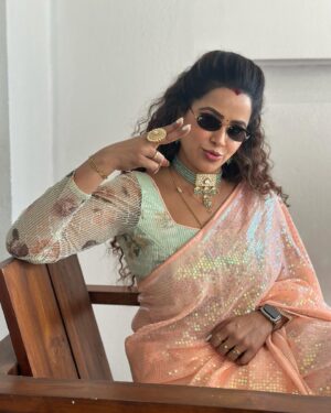Sangeetha V Instagram - Jewelery has the power to be the one little thing that makes you feel unique ⭐️⭐️⭐️ thank for this wonderful jewelry from by @fineshinejewels