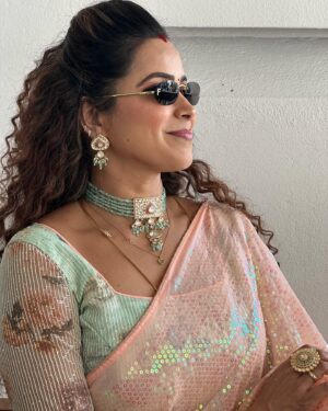 Sangeetha V Instagram - Jewelery has the power to be the one little thing that makes you feel unique ⭐️⭐️⭐️ thank for this wonderful jewelry from by @fineshinejewels