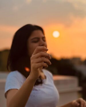Sanjana Krishnamoorthy Instagram - the magic of sunsets 🪄