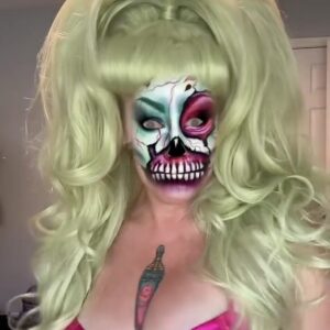 Sara Andrews Instagram - Zombie Barbie wig! Only 1 available on my 🔗🌳 #dragqueenwig #barbiewig