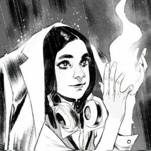 Sara Pichelli Instagram - Strange Academy black and white cover ❤ #sarapichelli #marvel #strangeacademy #digitalink
