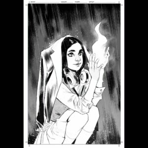 Sara Pichelli Instagram - Strange Academy black and white cover ❤ #sarapichelli #marvel #strangeacademy #digitalink