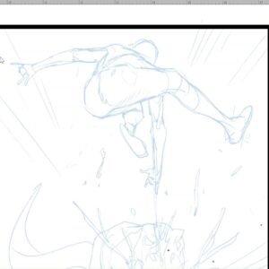 Sara Pichelli Instagram - Making of: inking a panel from Amazing Spider-Man (for a better view visit my YouTube channel or click the link in the BIO)