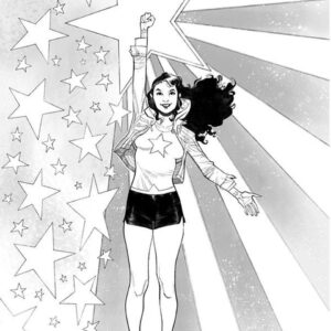 Sara Pichelli Instagram - Cover #1 of the new series of America Chavez! Colors by the crazy  talented @tamra.bonvillain ❤️ #sarapichelli #marvel #americachavez