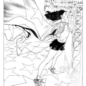 Sara Pichelli Instagram - America Chavez b&w cover 🔥#sarapichelli #marvelcomics #americachavez #digitalink