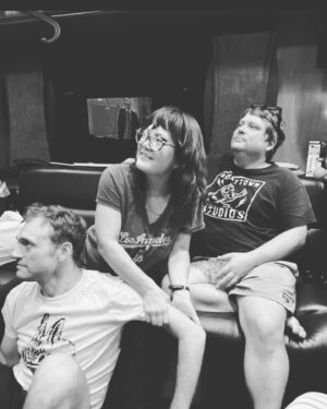 Sara Watkins Instagram - Its hard to choose 10 pics of the July @nickelcreek tour!  It was thrilling, exhausting and magic!  Despite EIGHT bus breakdowns (six of which were within a 10 day period), rainy load-in’s and soundchecks, delays and border crossings and all the stuff a four week tour brings i am tired and so happy and grateful for our crew and all of your who came out to the shows.  It’s absolutely a dream come true for you all to have shown up the way you did.  Next up, Europe, and them our final US tour of the year. 
1 - pre show wiggle.
2 - Wisconsin.
3 - Tim and Jody bus Tiki.
4 - day off/stop over in NE for a cookout.
5 - Jenny Anne, Wonder and Mandy. ❤️❤️❤️So special to be together in Seattle!
6,7 - more rain!  So much rain.
8 - when @jeffpicker’s bass exploded in NC.
9 - on the bus.
10 - on a boat heading to @aoifemaria’s kick ass show in Newport! 📷: @jodyapril