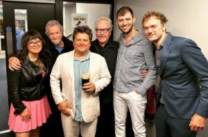 Sara Watkins Instagram - Last night in Dublin we were honored by the presence of musical giants: Paul Brady and Andy Irvine. The music they have made together and separately resonates deeply with me (as it does with so many people!) and it was such a gift to get to have a guinness with them and as Paul said, shoot the shit.