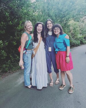 Sara Watkins Instagram - Its hard to choose 10 pics of the July @nickelcreek tour!  It was thrilling, exhausting and magic!  Despite EIGHT bus breakdowns (six of which were within a 10 day period), rainy load-in’s and soundchecks, delays and border crossings and all the stuff a four week tour brings i am tired and so happy and grateful for our crew and all of your who came out to the shows.  It’s absolutely a dream come true for you all to have shown up the way you did.  Next up, Europe, and them our final US tour of the year. 
1 - pre show wiggle.
2 - Wisconsin.
3 - Tim and Jody bus Tiki.
4 - day off/stop over in NE for a cookout.
5 - Jenny Anne, Wonder and Mandy. ❤️❤️❤️So special to be together in Seattle!
6,7 - more rain!  So much rain.
8 - when @jeffpicker’s bass exploded in NC.
9 - on the bus.
10 - on a boat heading to @aoifemaria’s kick ass show in Newport! 📷: @jodyapril