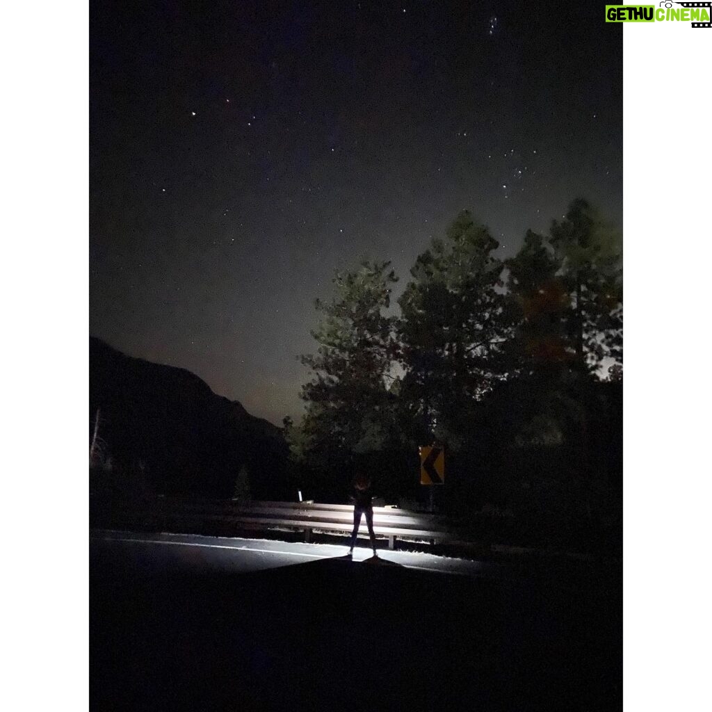 Sara Canning Instagram - A little ghost having a little stargaze on our @superhostmovie night field trip. 📷: @kurtisdavidharder