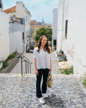 Sara Dietschy Instagram - Lisbon 🧡❤️ 📸 Q2