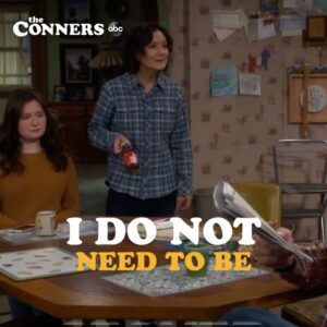 Sara Gilbert Instagram - Darlene is in a good mood? Weird. Watch an all-new episode of #TheConners tonight at 9/8c on @ABCNetwork. @TheConnersABC