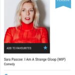 Sara Pascoe Instagram – Hello! My work-in-progress show at The Edinburgh Festival is now on sale! I’m doing ten dates in a small room to beloved and beautiful people. It’s 29th July- 9th of August. 🫠 Ticket link in bio 🎟️