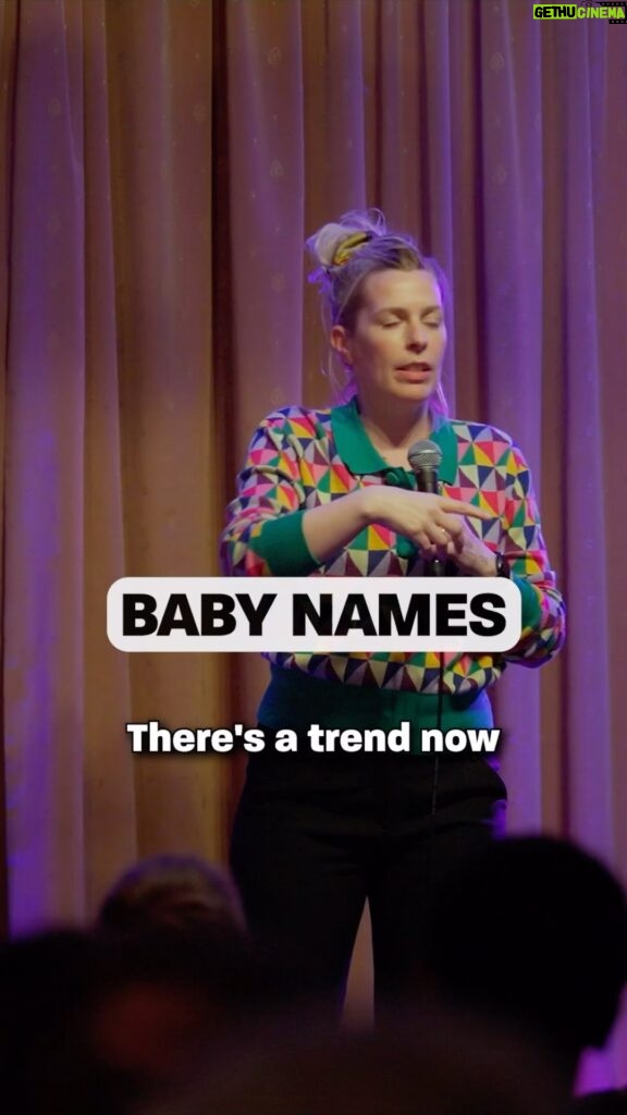 Sara Pascoe Instagram - The new trend for baby names…