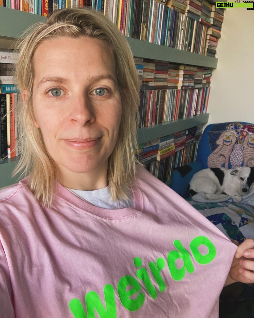 Sara Pascoe Instagram - My novel WEIRDO is released in paperback today! To celebrate my baby stayed up all night teething🦷