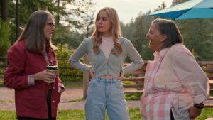 Sarah Dugdale Instagram - Virgin River’s new favourite trio? 😄 I’m so lucky to get to work with Annette O’Toole and Nicola Cavendish. These lady’s are so talented, kind, and funny. Season 4 of @virginriverseries isn’t too far away now! Coming July 20th to @netflix . Who’s excited?