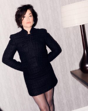 Sarah Greene Instagram - Press looks for #SexyBeast on @paramountplusuk if you haven’t signed up…get on it.  wearing @liberowe__ two piece dream.  @gianvitorossi shoes  @isabelmarant earrings.  Styling by the one and only @chercoulter  Hair by the best @chadmaxwellhair  Make up the gorgeous @jessica__mejia  Glow by @keren_bartov  All photographs by the brilliant @hannah.cosgrove