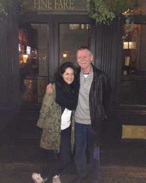 Sarah Greene Instagram - Mick and I in New York 2014. Rest In Peace my lovely friend ❤️