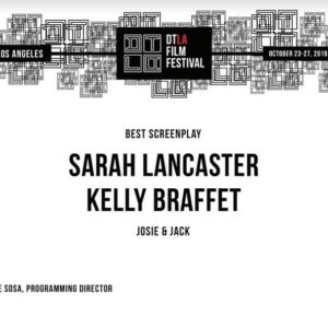 Sarah Lancaster Instagram - Josie & Jack took home Best Screenplay from @dtlaff ! As well as a supporting actor win for the stupendous Bill Ficthner. Congrats to my most wonderful collaborator and friend  @kelly.braffet 🖤
