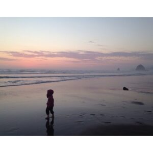 Sarah Lancaster Instagram - Haystack Rock ~ Oregon
