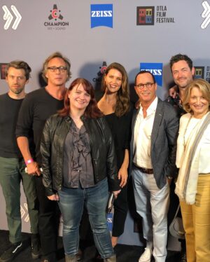 Sarah Lancaster Instagram - Big thank you to everyone that came out and to @dtlafilmfest for having @josieandjackfilm 🖤