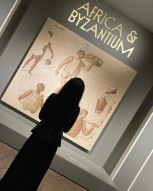 Sarah Lewis Instagram - Congratulations to my dear Andrea Achi, the mastermind curator behind a truly historic exhibition at the Metropolitan Museum about the true role of Africa as an artistic, economic, and cultural force in the ancient world. Her stunning feat—the Africa and Byzantium exhibition—shows what is possible when we commit to telling the full story of who we are and who we have been. 
 
Sweet bonus: I’ve never been in a show of ancient art that focused as much on love—what it takes, what makes it possible. In the end, what matters is the depth of love: how you show it, if you trust it, and what you do to let it bloom all around. It’s the only force that can trespass worlds, after all, and it traveled across centuries that day at the Met. 
 
Andrea, you have done it, with vision, joy, humility, and tenacity. 🤍🤍
 
Congratulations again! “Bright as the sun” indeed. 

(Last slide is just because what an embrace)

Thank you to the four graces who made this such an epic day! @melissahaizlip_ and @sharmackl