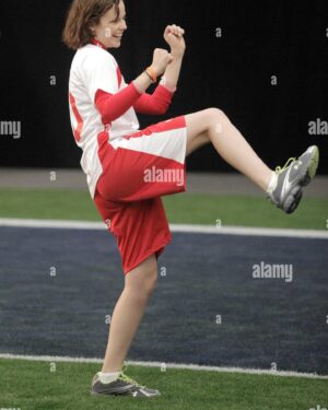 Sarah Ramos Instagram - When I was 18, I was invited to the Super Bowl to play in this celebrity game????? Instead of strategizing about whether or not this was a wise career move for a potential starlet, I put on as much unflattering athletic wear as possible and did what comes most natural to me: played football! I actually saw a lot of action sports-wise (touchdown, ball throwing and catching, running, celebratory dance, high five) AND having-the-camera-on-me-wise. Good thing the photographer extensively captured my participation in this event. Wouldn’t want to not be photographed doing any of this. Later that night I attended a Playboy party and drank so much I had to go to urgent care. #juststarletthings