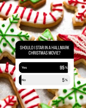 Sarah Ramos Instagram - Tonight at 8, a cynical LA actress becomes a Hallmark Christmas Movie Star!