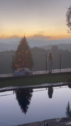 Sarah Roemer Instagram - Woke up to this little forest princess singing with the Christmas tree and snuck a video. #findmyhomeinthewild
We make up songs everyday. Our house turns into a musical when people aren’t around:) 🎶
