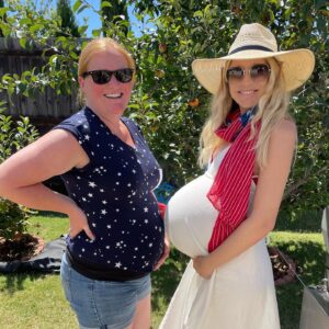 Sarah Roemer Instagram - Pregnancy with my childhood bestie 🫶🏻 ✨ 🫶🏻✨ #3