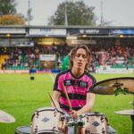 Sarah Beeny Instagram - @the_entitled_sons on fire despite the rain @ytfcofficial yesterday at half time - so proud of #glover for winning 2-0 AND raising rest of money needed for @yeovil_hospital_nhs @yeovilhospitalcharity new breast cancer unit x