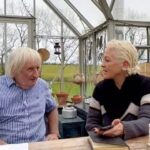 Sarah Beeny Instagram - PRUNING FRUIT TREES - this is so interesting! IN THE GREENHOUSE Q&A with the marvellous @bloomingbert 🌸 . Lots of you had really interesting and useful questions for Bert, so he agreed to pop over and answer as many as possible. I’ll share these over the following week or so. Xxx . . . #inthegreenhouse #questions #q&a #gardening #fruittrees #pip #stone #plum #growing #fruit