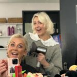 Sarah Beeny Instagram - The joy of the #hairandmakup room - best therapy in the world! X