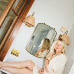 Sarah Wright Instagram - I love that our new episode of @themotherdazepodcast with @christydawn has dropped the same day as her Summer launch! Use my code 15SARAH and check out the most gorgeous pieces made with so much love. Christy is a pioneer in her area of expertise- designing incredible regenerative, timeless, farm-to-closet, ethical fashion with her brand @christydawn , we are maaaajor fans and her dresses adorn the racks in our wardrobe and are splashed across our social pages. Not only is Christy an incredible Mother Earth advocate and a globally celebrated designer but she’s also immersed in a slow living, kids-back-to-nature, meditation filled, soul purpose driven lifestyle that we all DREAM about. We talk about signs from the other side, we learn amazing lessons from her and spend this soul hour feeling so grateful, grounded and inspired!! Find us at the link in my bio. Photo by the amazing @morganpansing . #christydawnsteward