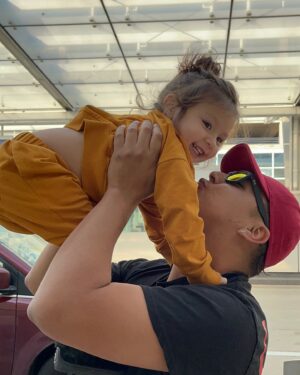 Sarain Fox Instagram - G’ZAAGIN DADDY! 

We love you to the moon and back.

My heart heals every day that we walk this journey together. Our babies have the best dad. I love watching you work hard at your relationship with them. Creating a strong foundation to grow from. 

Miigwetch for bringing the language and the drum into our everyday lives. I am forever grateful.

Happy Father’s Day babe! 

Love you! 

-Maamaatesiinh, ANimkiibanasie and Me!