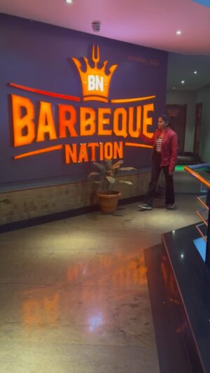 Saraswathi kuna Instagram - Lunch ki barbecue ki vella @barbequenation #foodblogger #vlog #reelsinstagram