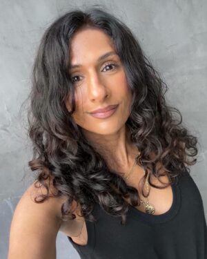Sarayu Blue Instagram - Happy #AANHPI heritage month I had a good hair day and if you know me you know I celebrate those without abandon. As the gods would want me to do. ✨💫✨
