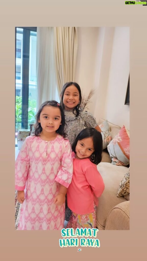 Sarimah Ibrahim Instagram - Beraya sakan with these lovelies! Thank you @affzanz 💚💚🤲🏻🌙 What a lovely day 🫵🏻👍🏻👏🏻 #raya20204 #beraya #selamathariraya #ootd #fyp #fypage